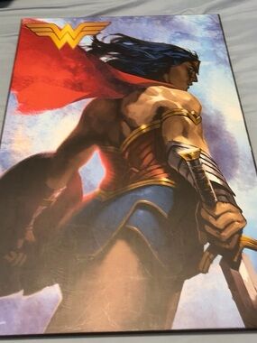 Hobby Lobby wonder woman picture room decor
